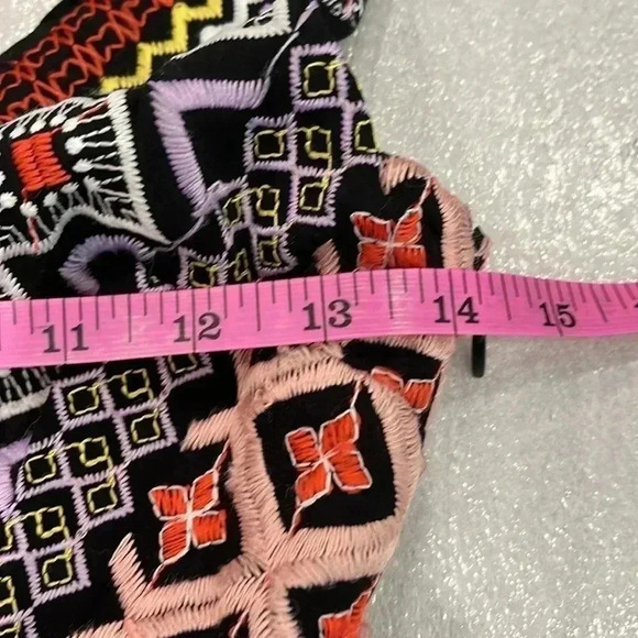 [US0]  Anthropologie Akemi + Kin Boho Geo-Embroidered Column Dress - Picture 7 of 12